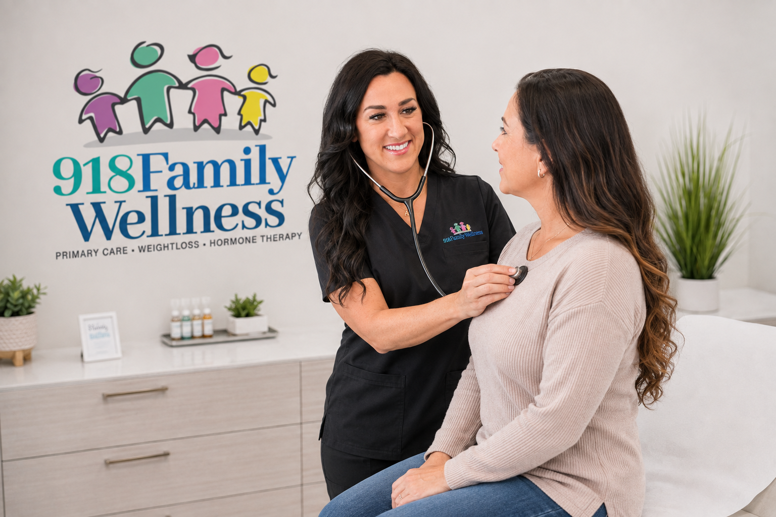 Primary care consultation at 918 Family Wellness